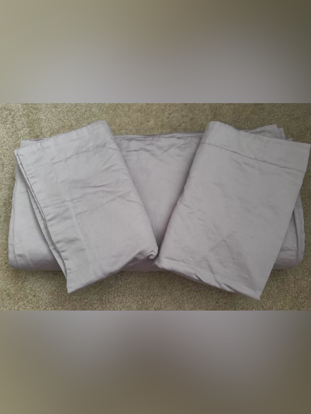 Lilac Queen Duvet Cover Set 550 Thread Count Egyptian Cotton with pillow shams - Picture 2 of 5